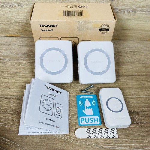 Tecknet wireless doorbell - tecknet,
