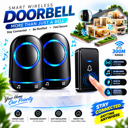Wireless door bells - wireless,