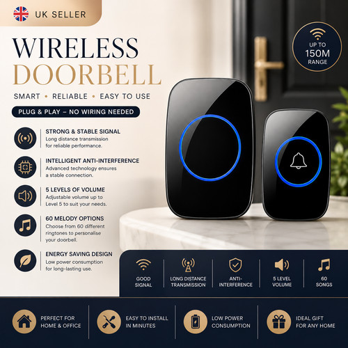 Wireless doorbell kit plug - wireless,
