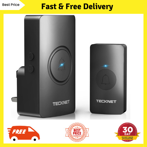 Tecknet wireless doorbell - wireless, plug
