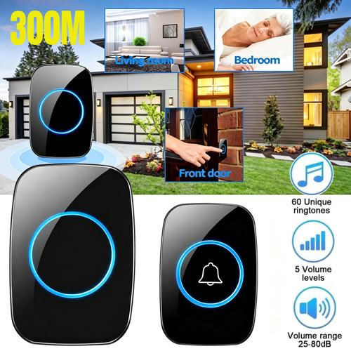 Wireless door bells waterproof - door,