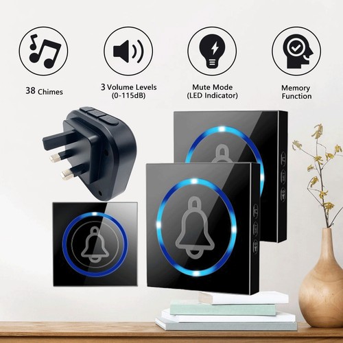 Wireless door bells 1000ft - wireless,