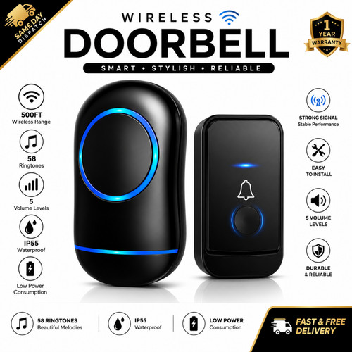 Wireless door bells - door,