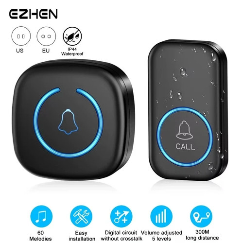 Waterproof wireless door bells - waterproof,