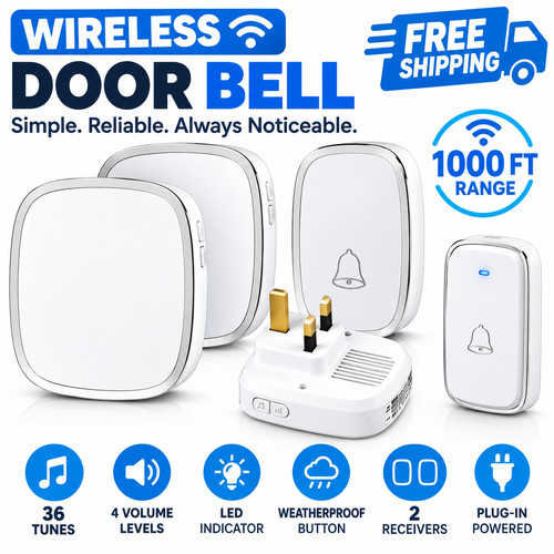 Wireless doorbell receivers - 2,