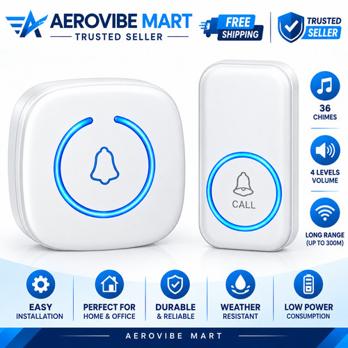 Wireless doorbell waterproof - doorbell,
