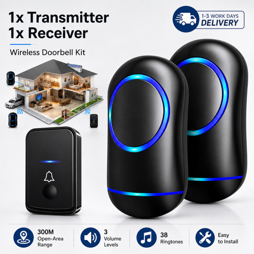 Wireless door bells waterproof - wireless,