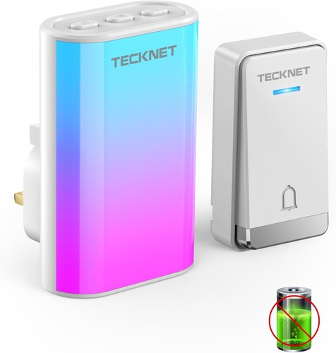 Tecknet wireless doorbell - wireless, doorbell,