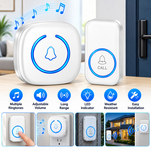 Wireless doorbell plug - wireless,
