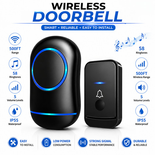 Wireless door bell doorbell - wireless,
