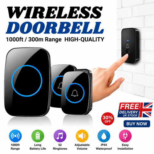 Wireless door bells waterproof - bells,