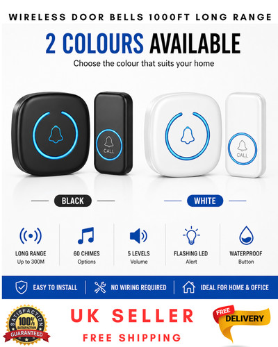Wireless door bells waterproof - wireless,