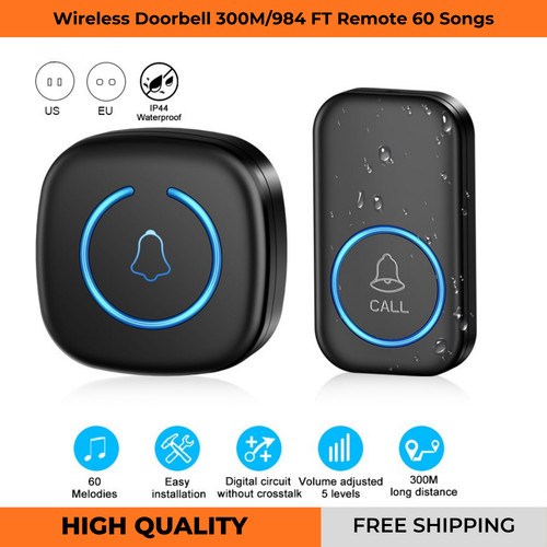 Wireless smart doorbell 300m - wireless,