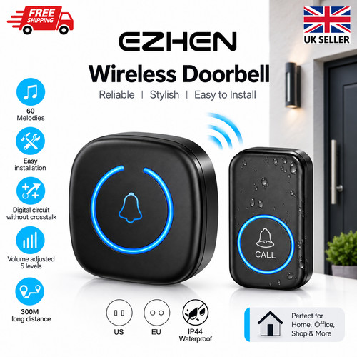 Wireless door bells waterproof - wireless,