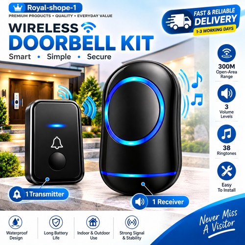 Wireless door bells waterproof - wireless,