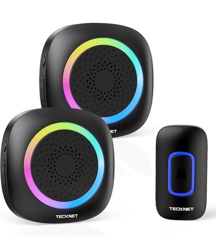 Tecknet wireless doorbell with - wireless,