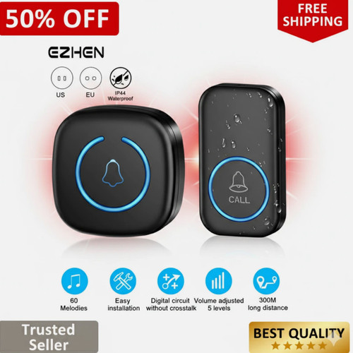 Waterproof wireless door - wireless,