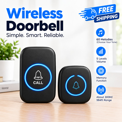 Wireless door bells waterproof - door,