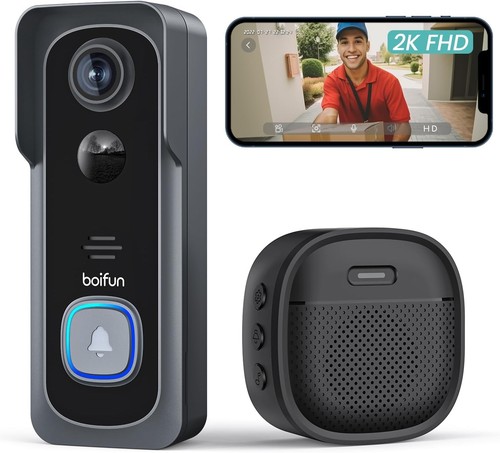 Boifun wireless video doorbell - video,
