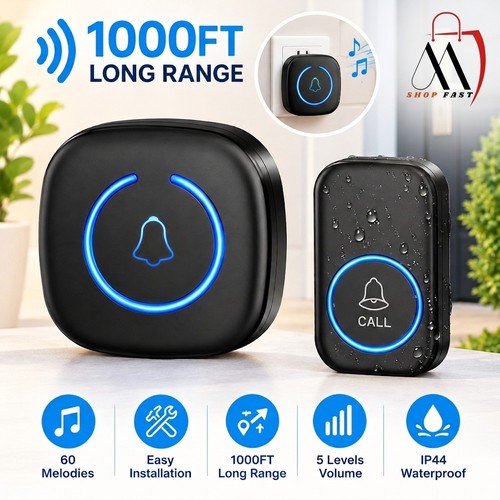 Wireless door bells waterproof - wireless,