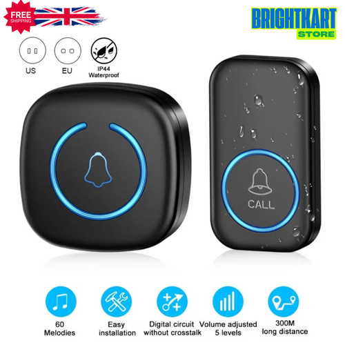 Waterproof wireless door bells - wireless,