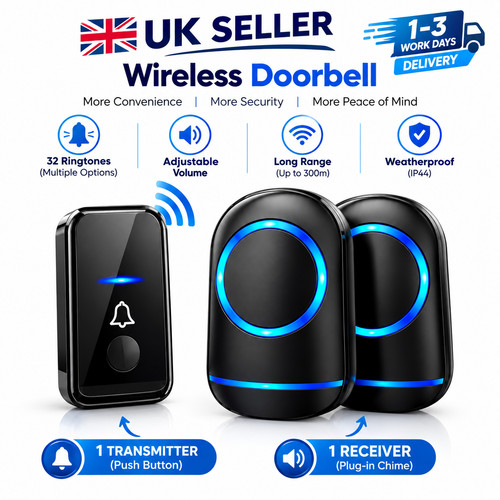 Wireless doorbell waterproof - wireless,