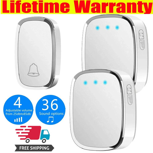 Loud wireless doorbell - wireless, plug