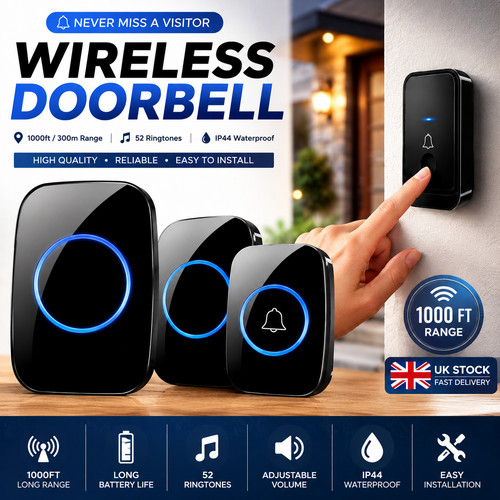 Wireless door bells waterproof - door,