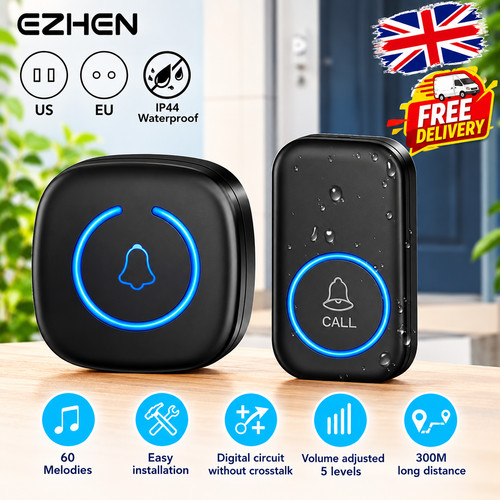 Wireless door bells waterproof - wireless,